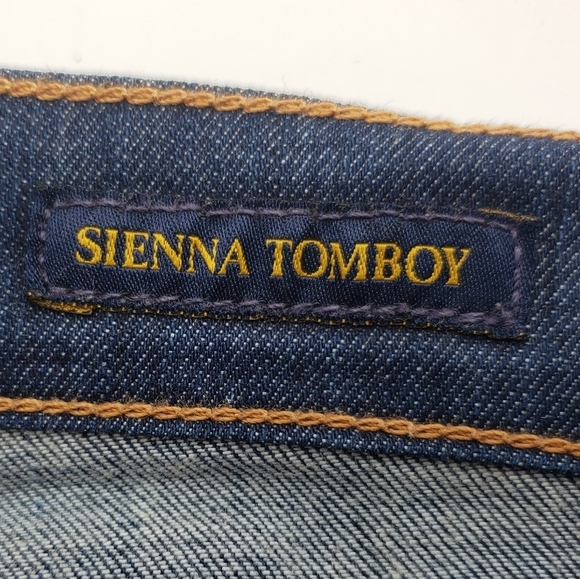 Lucky Brand Women US Size 4 Waist 27 Sienna Tomboy Straight dark blue jeans - Picture 5 of 12